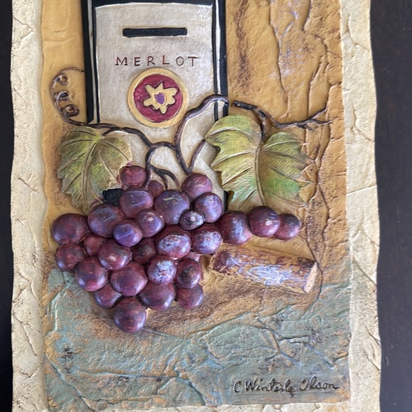 Beautiful Italian style wine wall decor - Picture 8 of 11